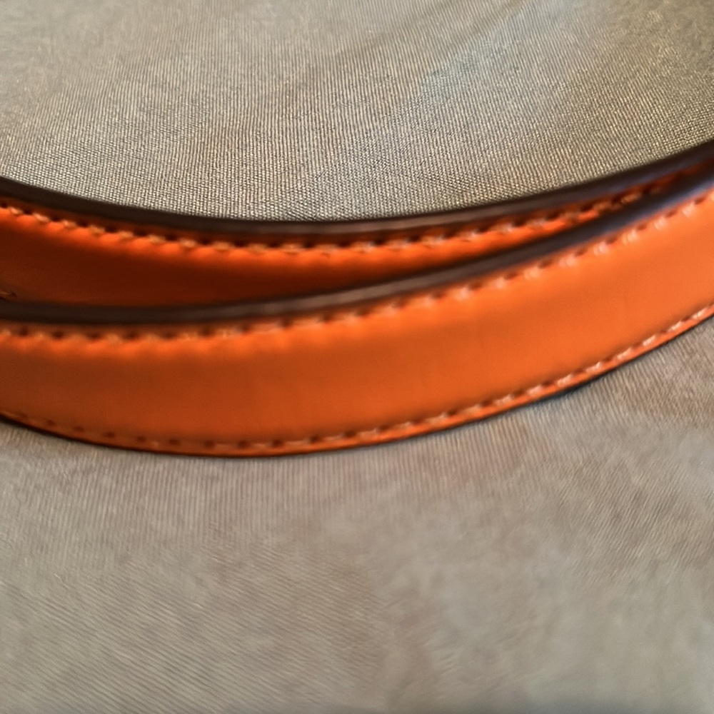 NEW AUTHENTIC COACH LEATHER BELT SZ SM. - Picture 4 of 4